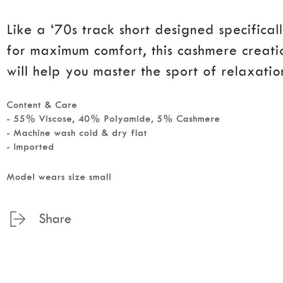 Lemon Cozy Cashmere Lounge Shorts - Picture 4 of 6